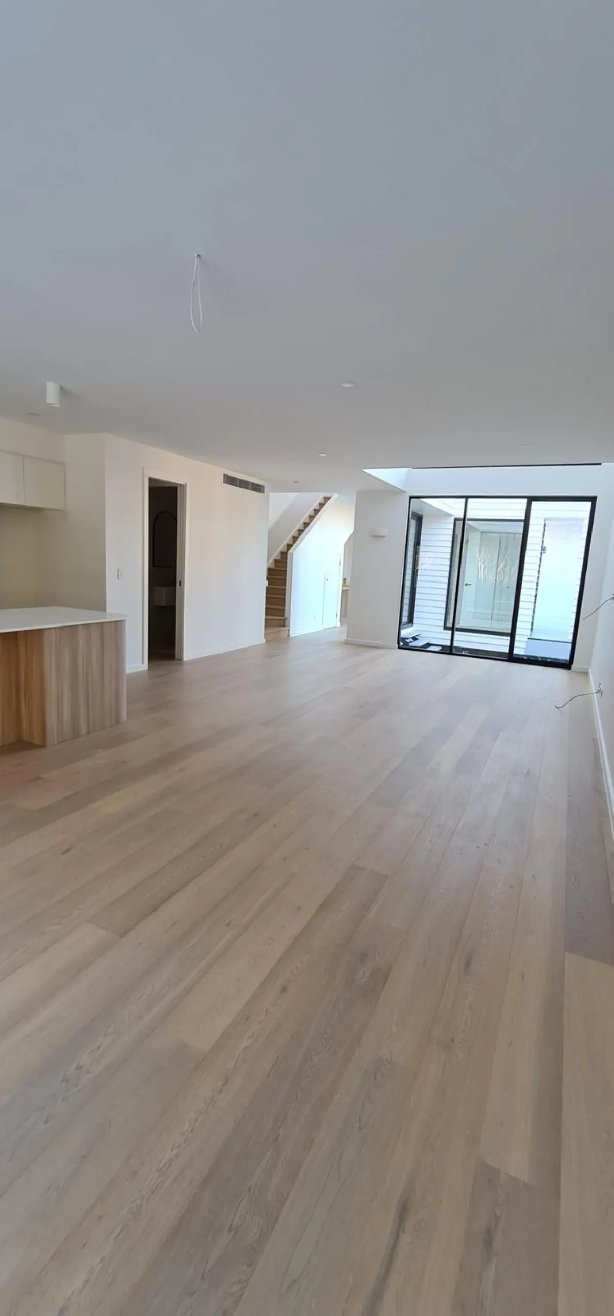 Open-plan living & kitchen